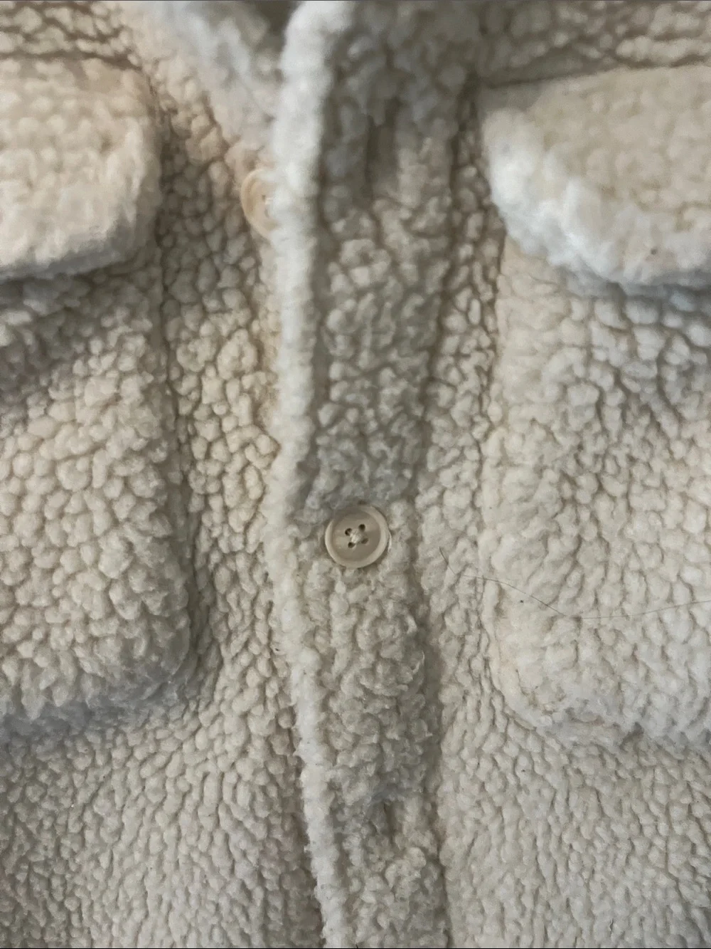art class Cream Sherpa Jacket for Kids